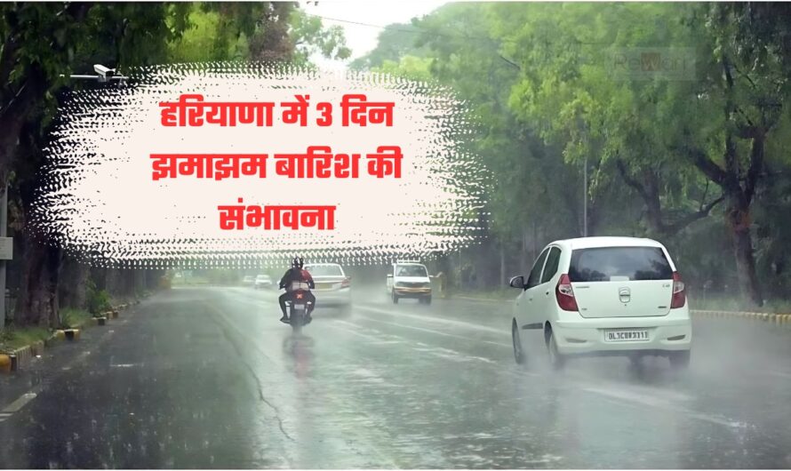 Haryana Weather Update : हरियाणा के इन जिलों में होगी झमाझम बारिश, मौसम विभाग ने जारी किया अलर्ट