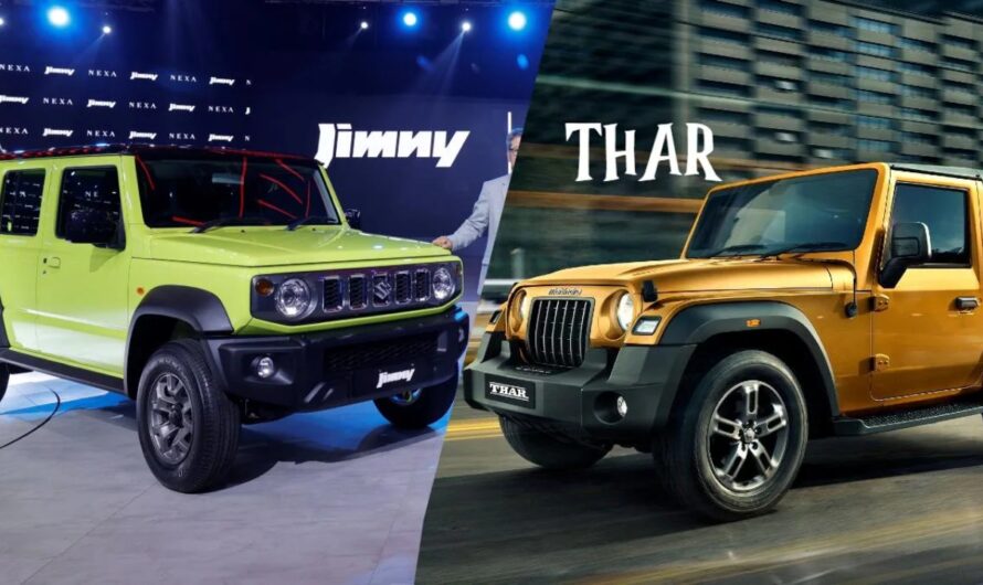 Maruti Suzuki Jimny 5 :महिंद्रा थार को टक्कर देने आई 4*4 धांसू कार! जानें क़ीमत और फीचर