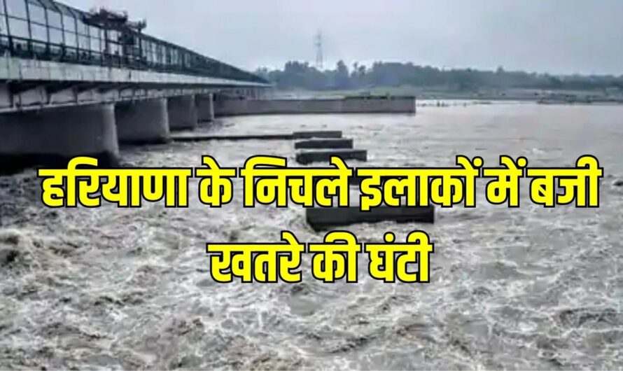 Haryana Rain Flood: हरियाणा के निचले इलाकों में बजी खतरे की घंटी, लगातार बारिश के बाद अलर्ट पर प्रशासन