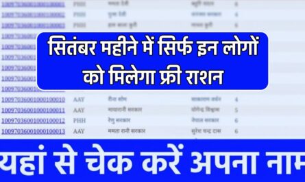 Ration Card List: सितंबर महीने में सिर्फ इन लोगों को मिलेगा फ्री राशन, जल्दी चेक करें लिस्ट में अपना नाम