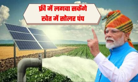 You can get solar pump installed in your farm for free