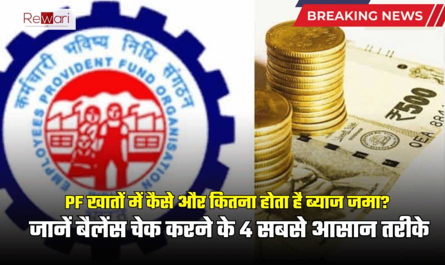 EPFO: PF खातों में कैसे और कितना होता है ब्याज जमा? जानें बैलेंस चेक करने के 4 सबसे आसान तरीके