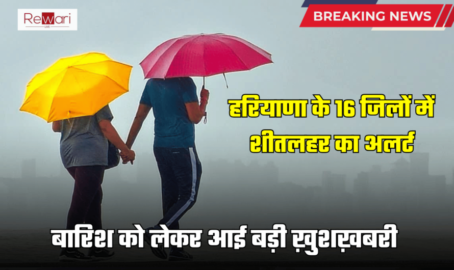 Haryana Weather Today: हरियाणा के सिरसा, हिसार समेत 16 जिलों में शीतलहर का अलर्ट, बारिश को लेकर आई बड़ी ख़ुशख़बरी, जानें ताजा अपडेट